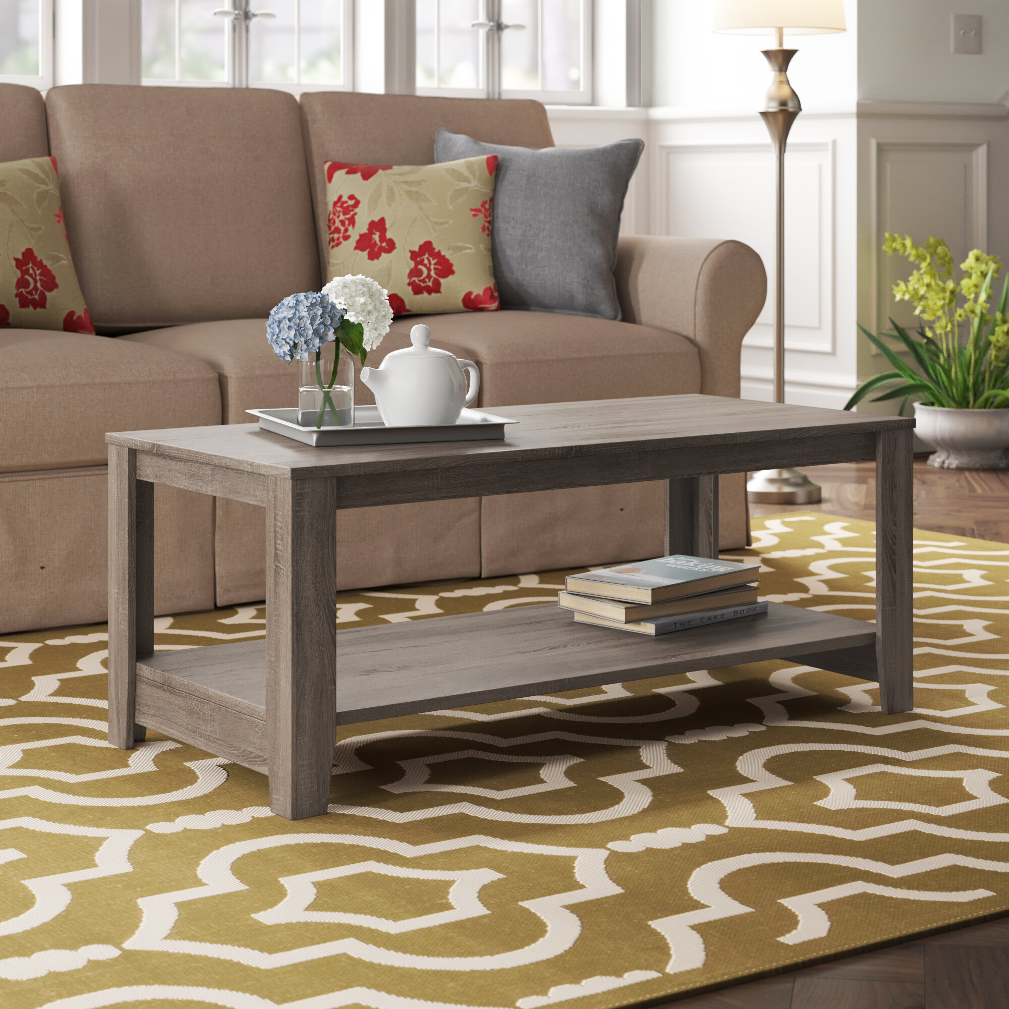 Highland Dunes Hille Coffee Table With Storage Reviews Wayfair