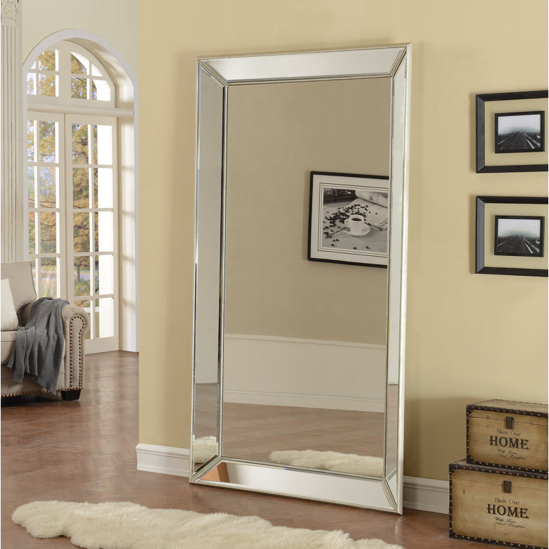 Primm Antique Floor Beveled Full Length Mirror