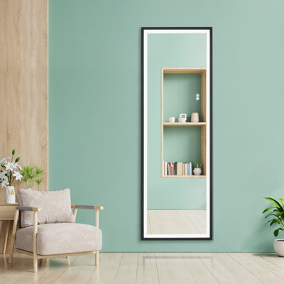 LED Full Length Mirror Wall Mounted Lighted Floor Mirror Dressing Mirror Make Up Mirror BathroomBedroomLiving RoomDining RoomEntry Dimmer Touch Sw LED Full Length Mirror Wall Mounted Lighted Floor Mirror Dressing Mirror Make Up Mirror BathroomBedroomLiving RoomDining RoomEntry Dimmer Touch Sw