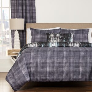 Madalyn 4 Piece Reversible Duvet Cover Set