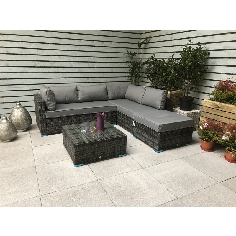 Saffy 5 Seater Rattan Sofa Set