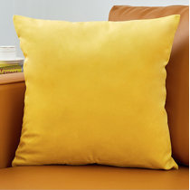 wayfair yellow pillows