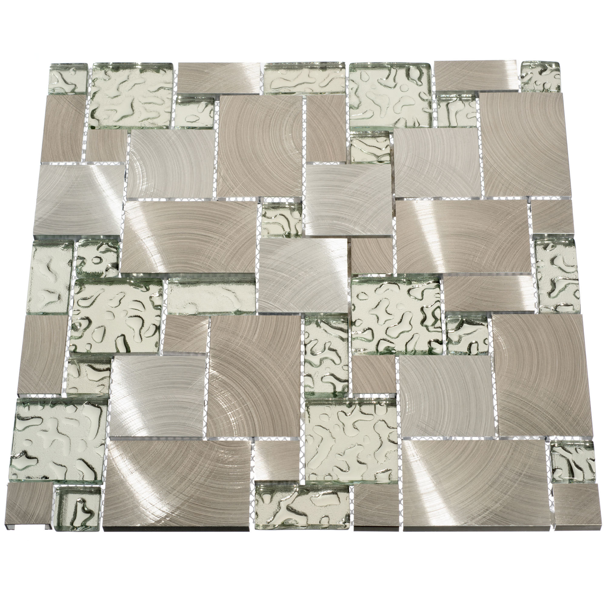 Venetian Gl Mosaic Tiles Tile Design Ideas Giorbello Venetian Random Sized Gl And Metal Mosaic Tile In