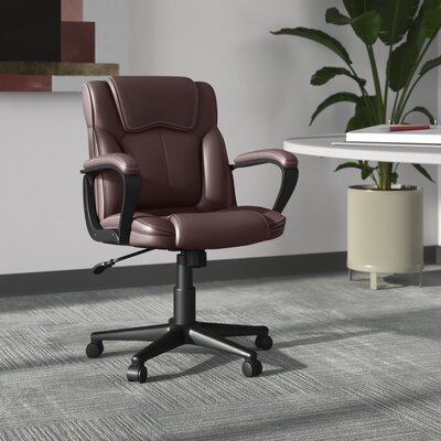 Highlandville Home office Mid Back Executive Swivel Computer Task Desk Chair