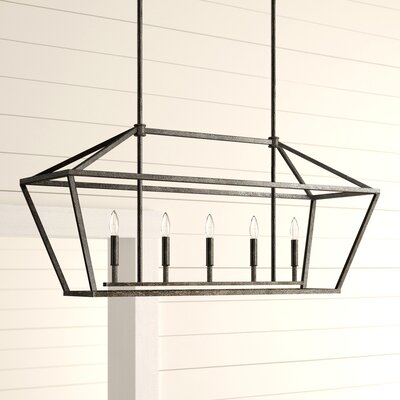 Glenhaven 5 - Light Kitchen Island Linear Pendant