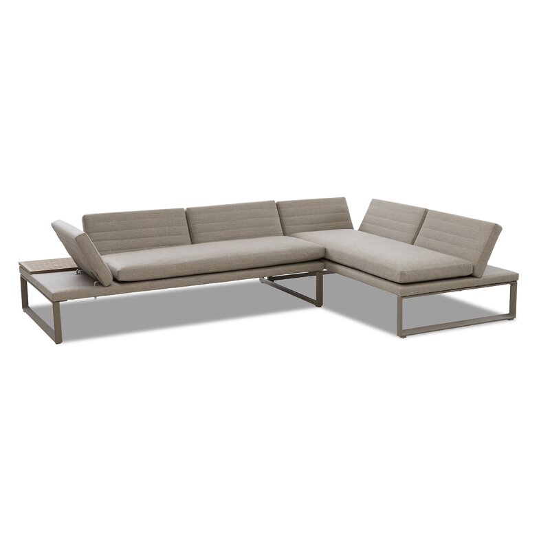 outdoor sectional without cushions