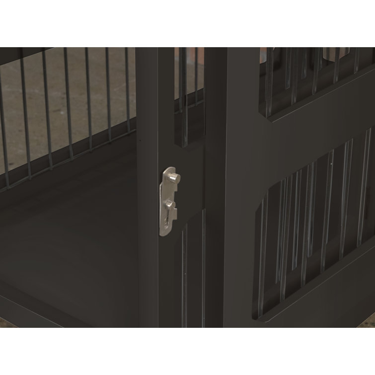 slide aside dog crate