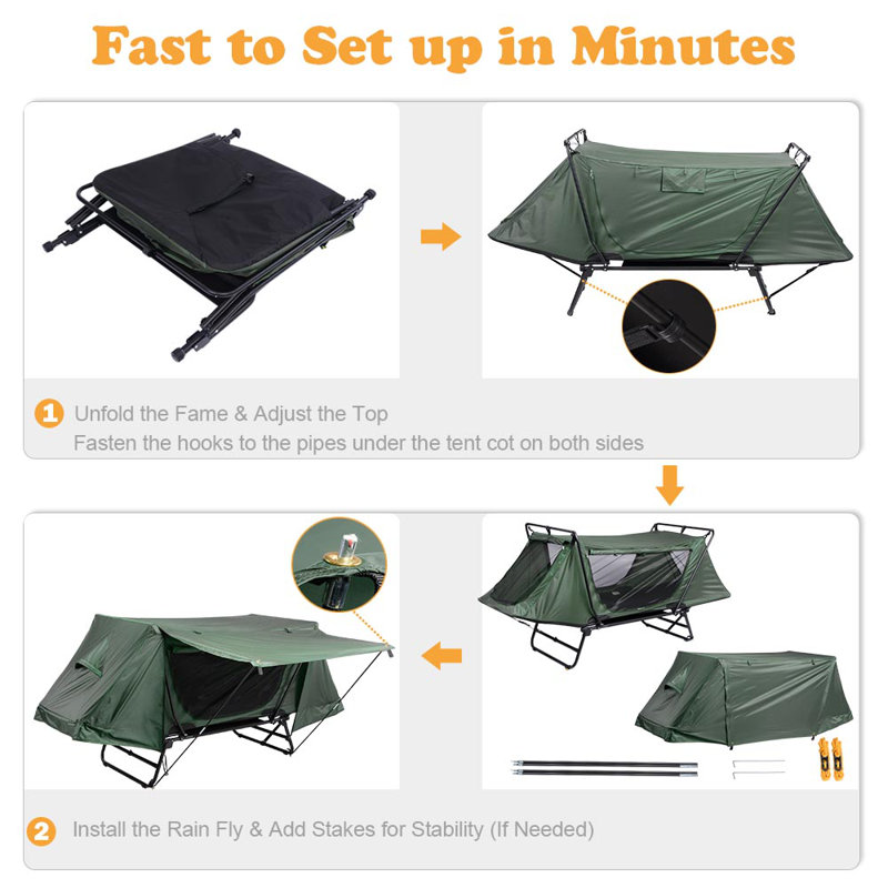 single tent cot