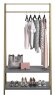 CosmoLiving by Cosmopolitan Brielle 37.4'' Wide Steel Hall Tree with ...
