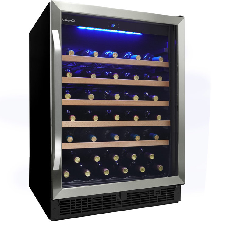 Danby Silhouette 52 Bottle Single Zone Built In Wine Cooler Wayfair Ca