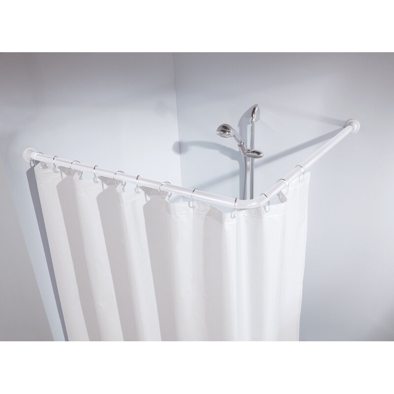 fixed shower curtain screen