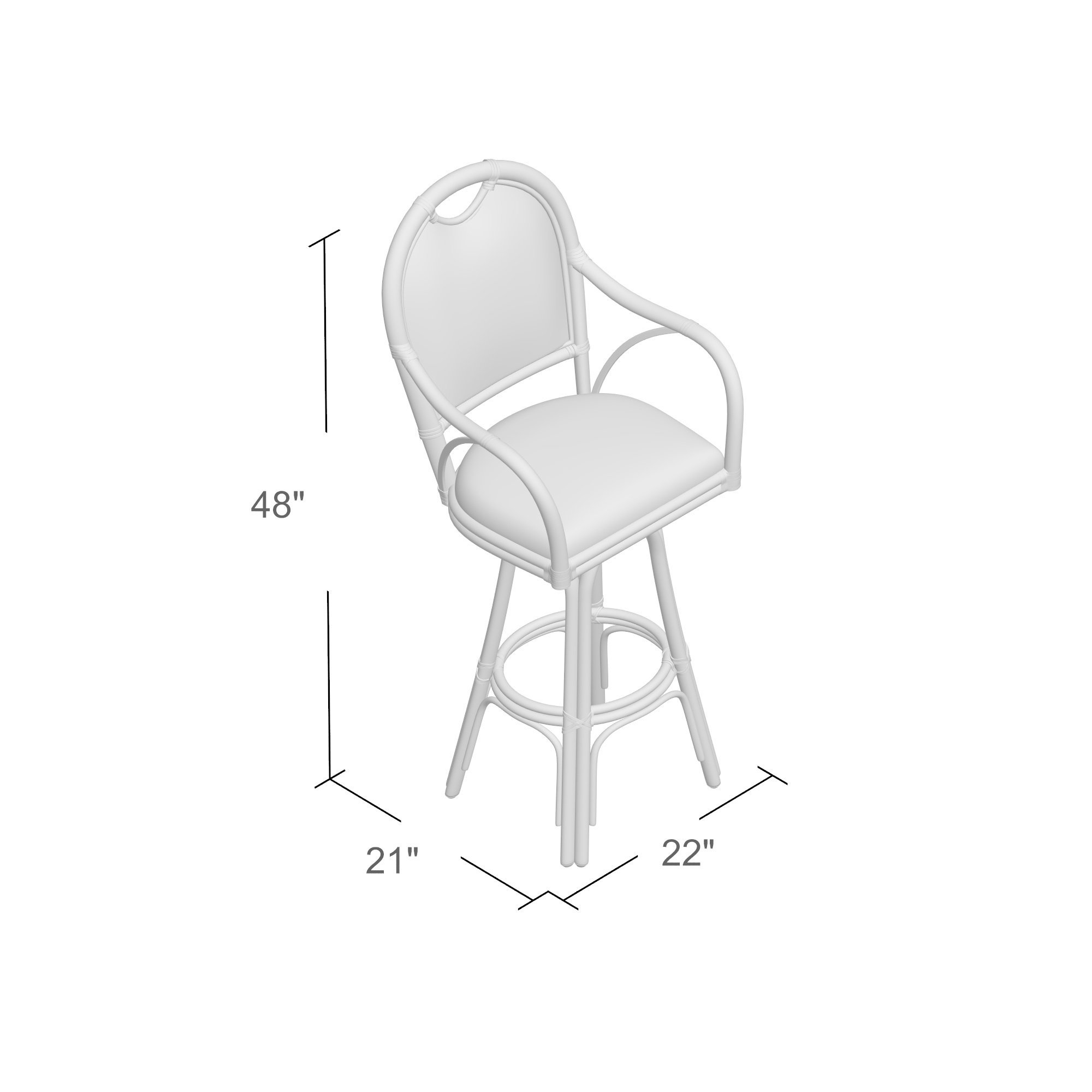 Bay Isle Home Ricca 30" Swivel Bar Stool & Reviews Wayfair