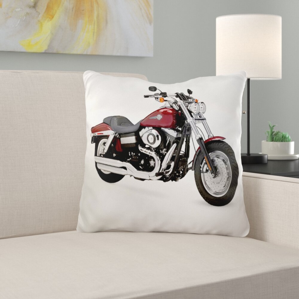 harley davidson throw pillows