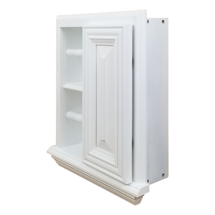 Wg Wood Products Homestead Double Recessed Toilet Paper Holder