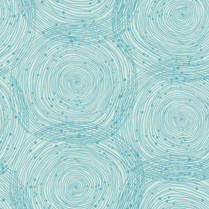 Turquoise Spirals Removable 5' x 20