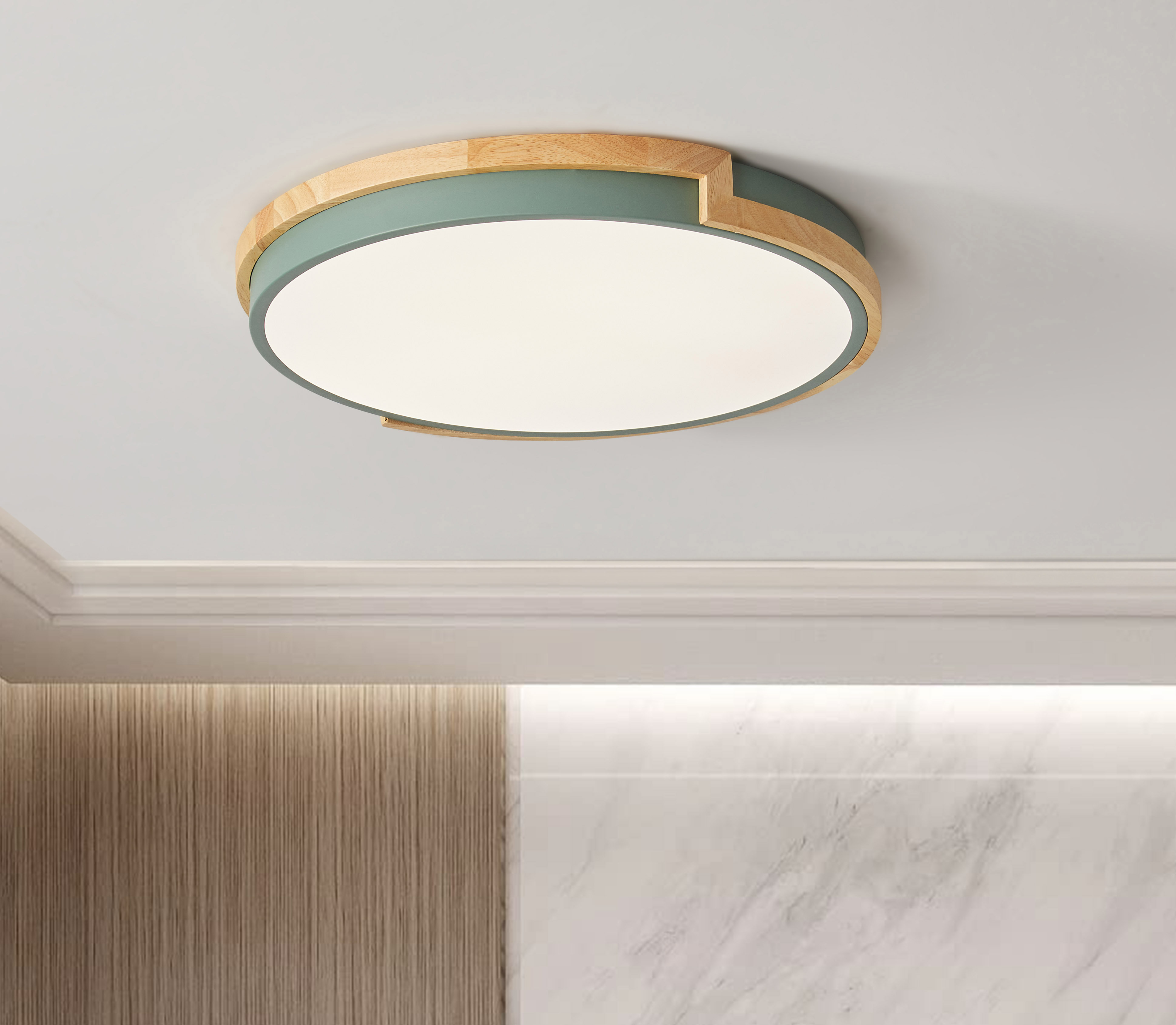 Wrought Studio Acrylic LED Flush Mount Wayfair