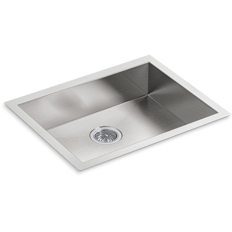 Vault 24-In X 18-1/4-In X 6-1/4-In Undermount Single-Bowl Kitchen Sink