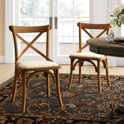 Rosalind Wheeler Nina Linen Side Chair Wayfair