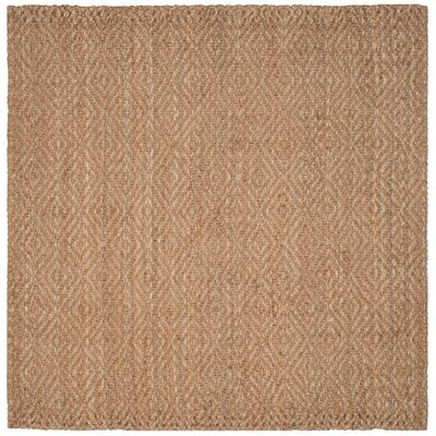 Erroll Pollux Handmade Flatweave Jute/Sisal Area Rug in Brown