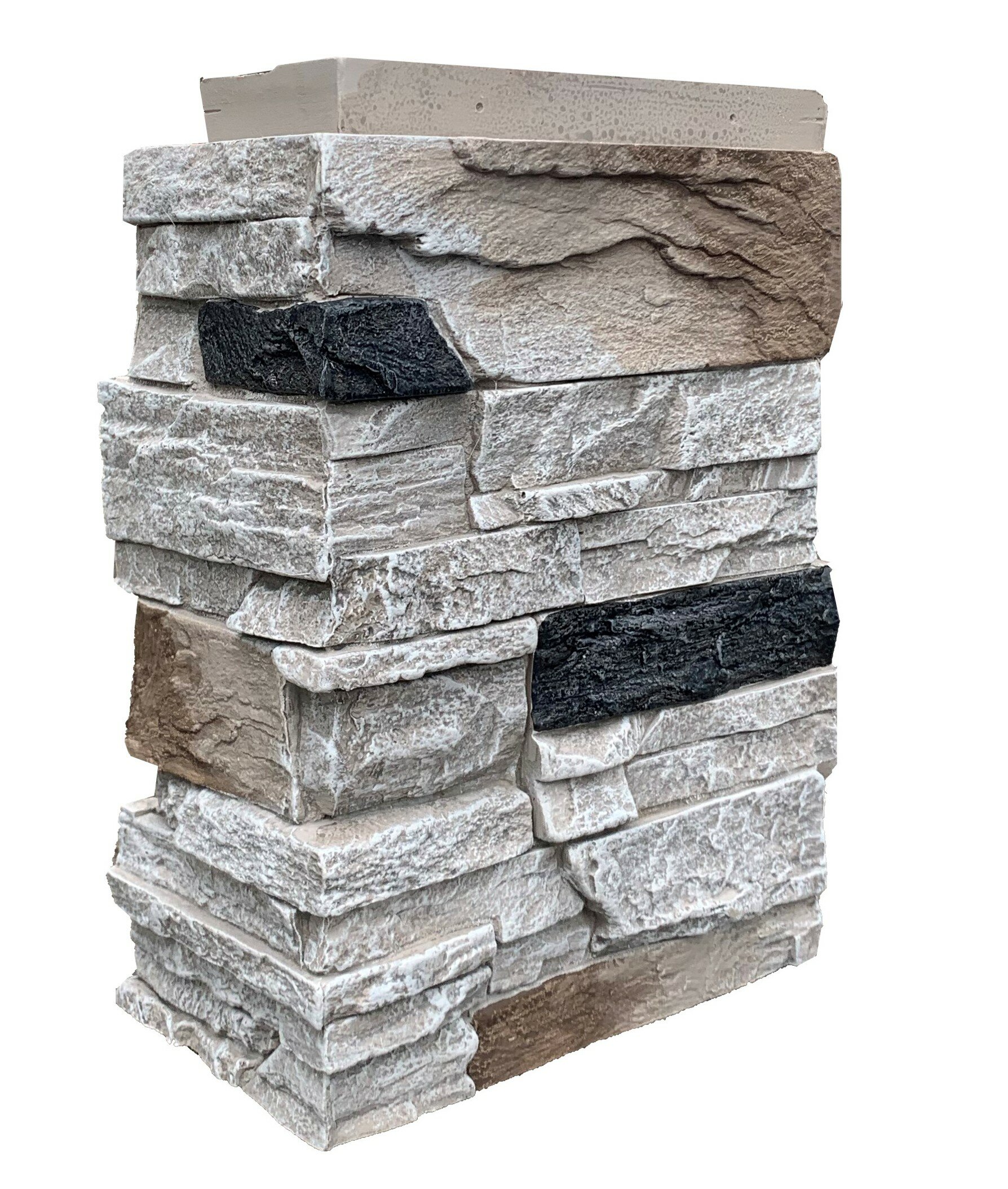 Nextstone Pinterlocking Corner Country 6 X 8 Composite Stacked Stone Tile Wayfair