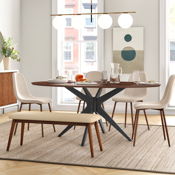 Black Oval Dining Table | Wayfair