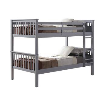 pierre twin over full bunk bed with drawers