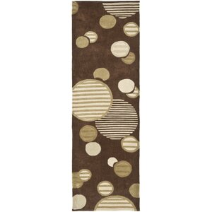 Modern Art Brown/Multi Rug