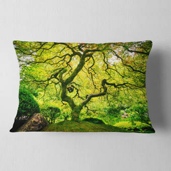 East Urban Home Landscape Bright Morning Glory Pool Pillow Wayfair