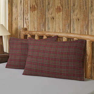Standard Twin Pillow Cases Shams You Ll Love Wayfair Tartan Plaid Pillow Case Set Of 2