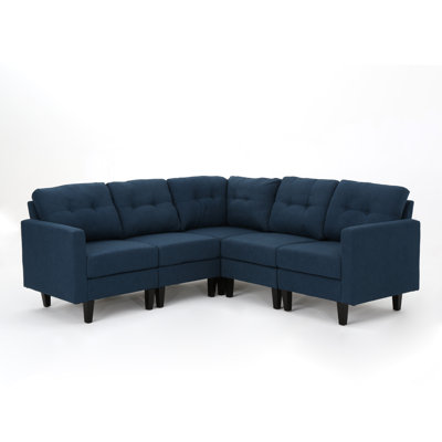 Laguardia Symmetrical Modular Sectional Red Barrel Studio Laguardia Symmetrical Modular Sectional