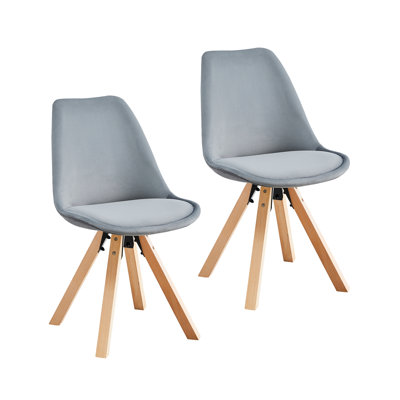 Velvet Upholstered Side Chair INCOMPLETE 