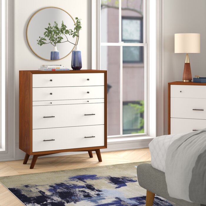 Parocela Two Tone 4 Drawer Chest