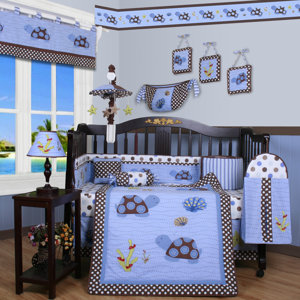 Krystina Polka Dot 13 Piece Crib Bedding Set