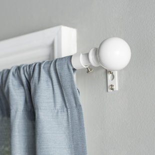 White Curtain Rods You Ll Love Wayfair Quickview