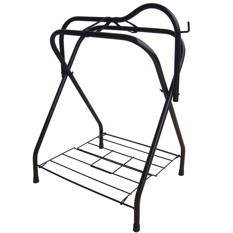 34" H x 21" W Folding Saddle Storage Rack