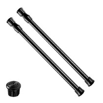 2Pcs 18 To 28inch Extendable Shower Curtain Rod Pole Telescopic Spring Tension 