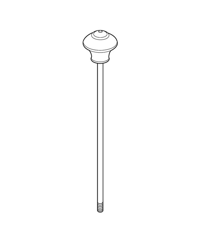 Chrome Lift Rod for Roman Tub Handshower Diverter Delta Faucet RP41504 Victorian