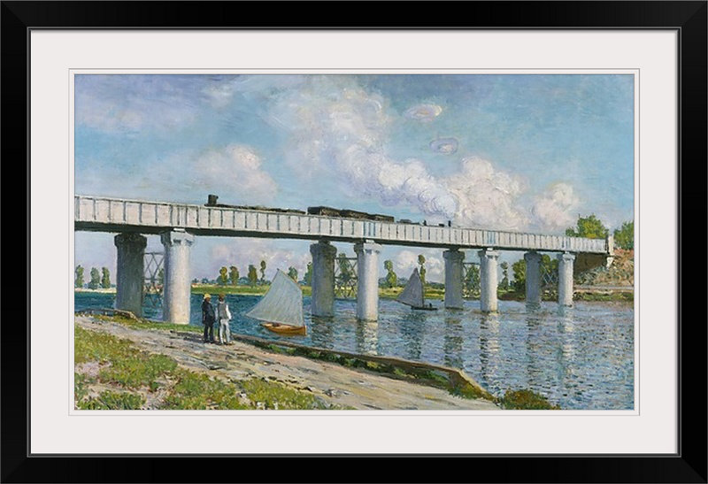 Vault W Artwork Railway Bridge At Argenteuil 1873 By Claude Monet Painting Print Wayfair Vault W Artwork Railway Bridge At Argenteuil 1873 By Claude Monet Painting Print Wayfair