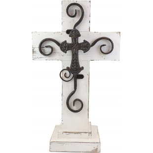 Wooden Cross Statue Wayfair