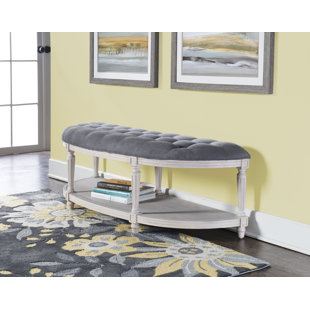Go to store & view more images One Allium Way Duke Upholstered Bench