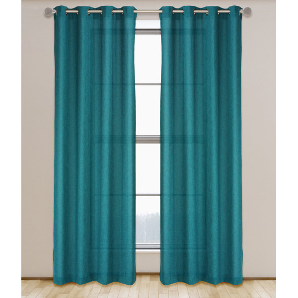 Linen Look Curtains Wayfair