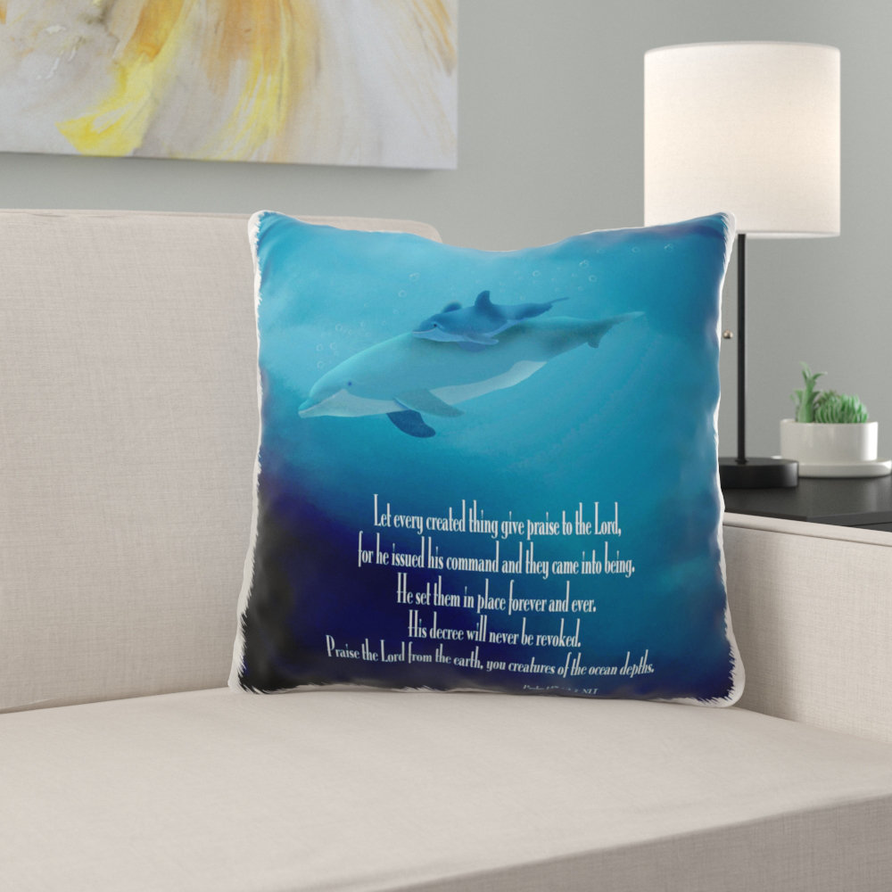 dolphin pillow case
