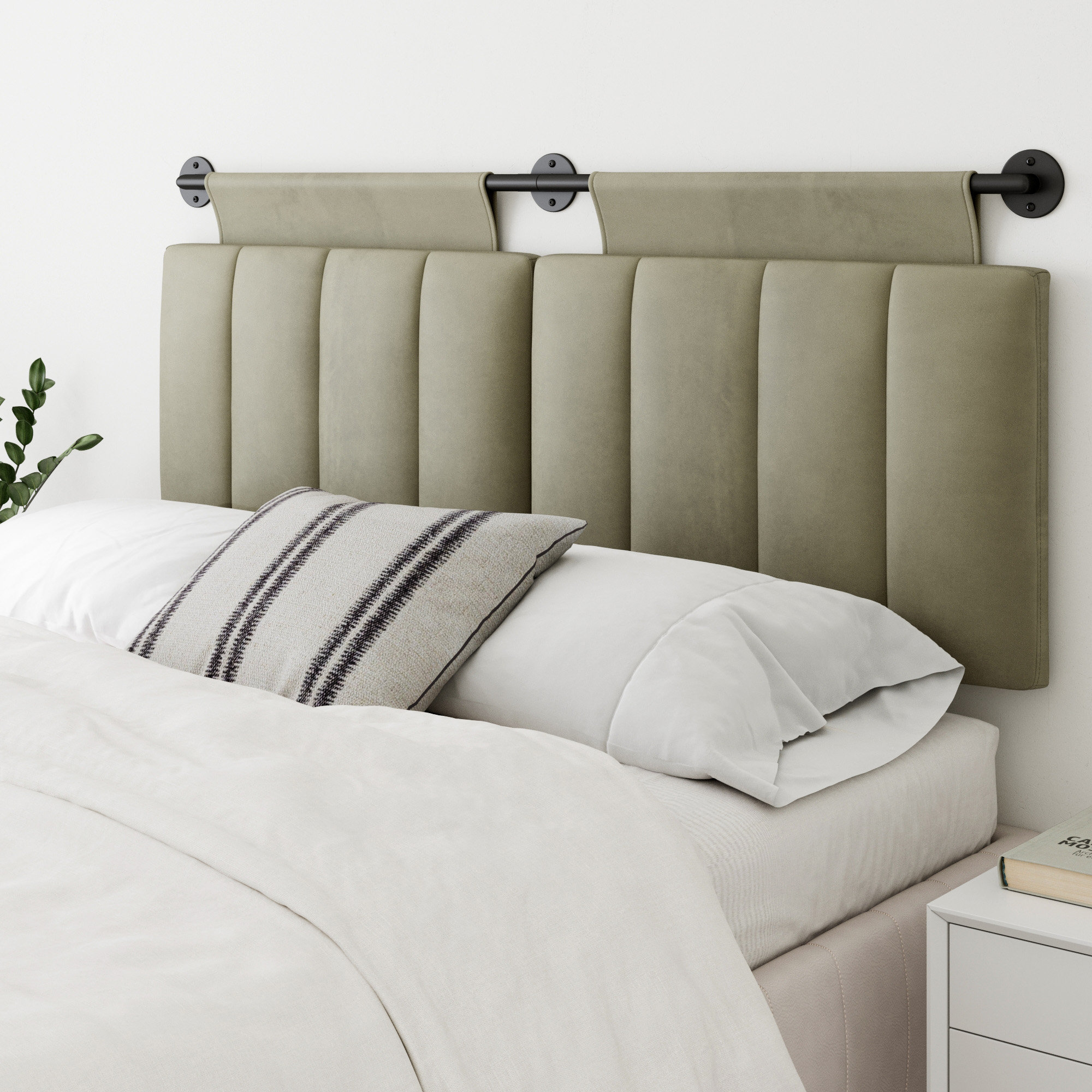 Wade Logan® Altavious Upholstered Headboard & Reviews Wayfair