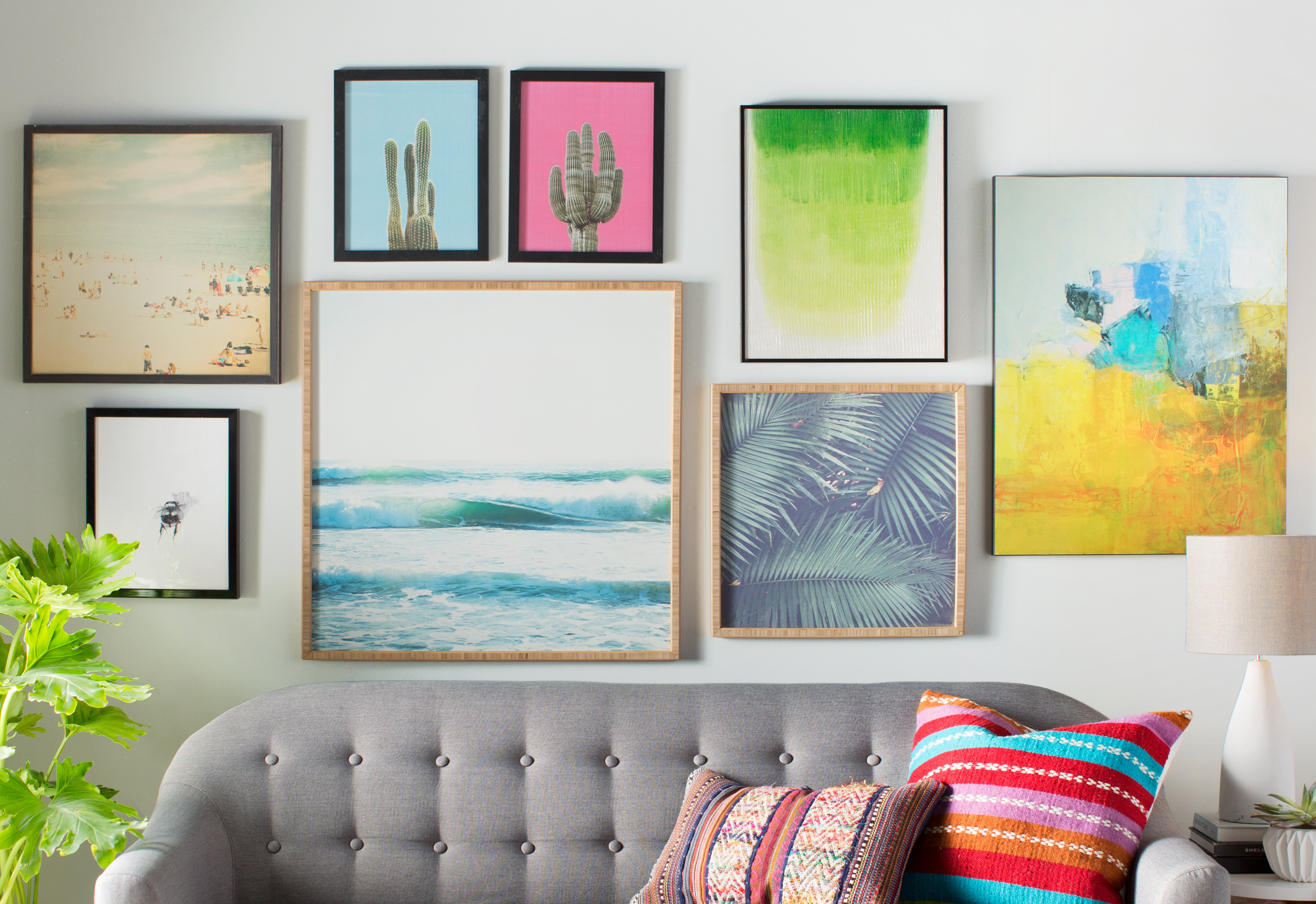 Where to hang artwork on the wall clearance