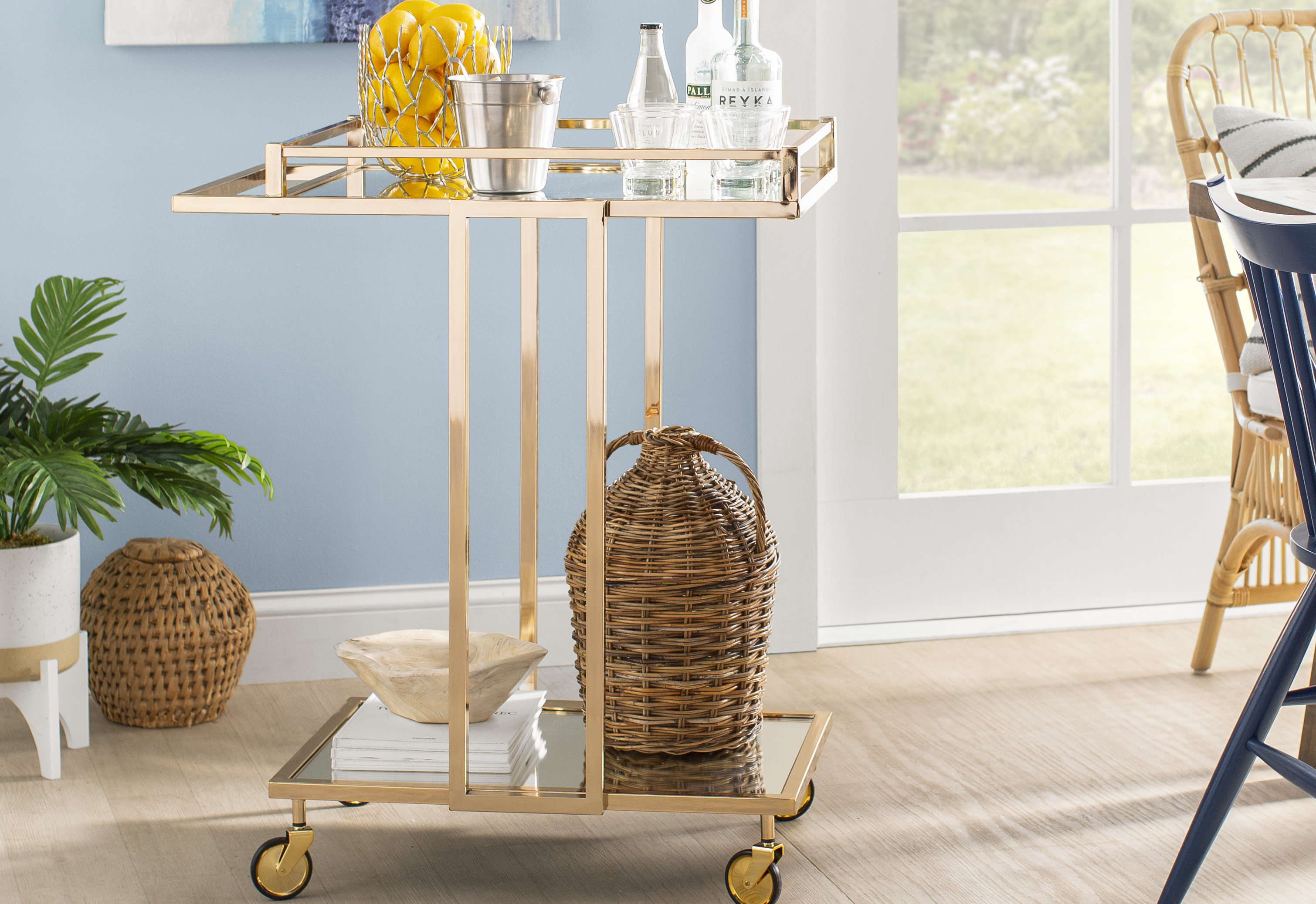 10 Bar Cart Ideas How To Outfit A Glamorous Bar Cart Wayfair