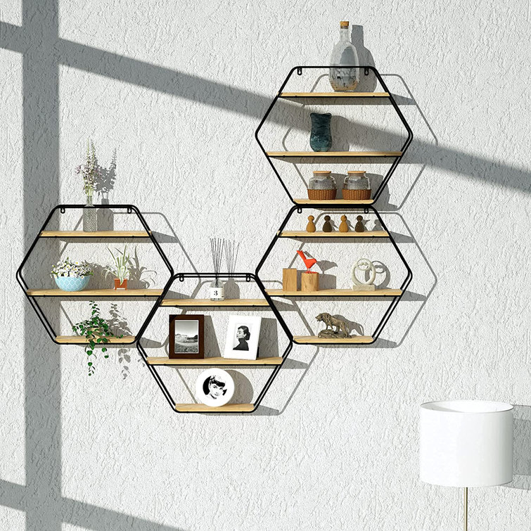 hexagon cat shelf