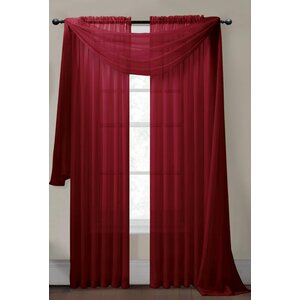 Gallimore Solid Sheer Single Curtain Panel