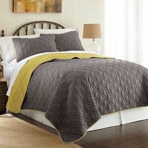 Peyton 3 Piece Reversible Coverlet Set