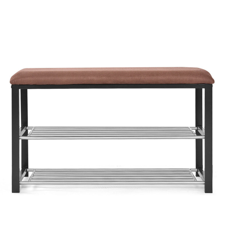 2 Tier Soft Seat Shoe Storage Bench Reviews