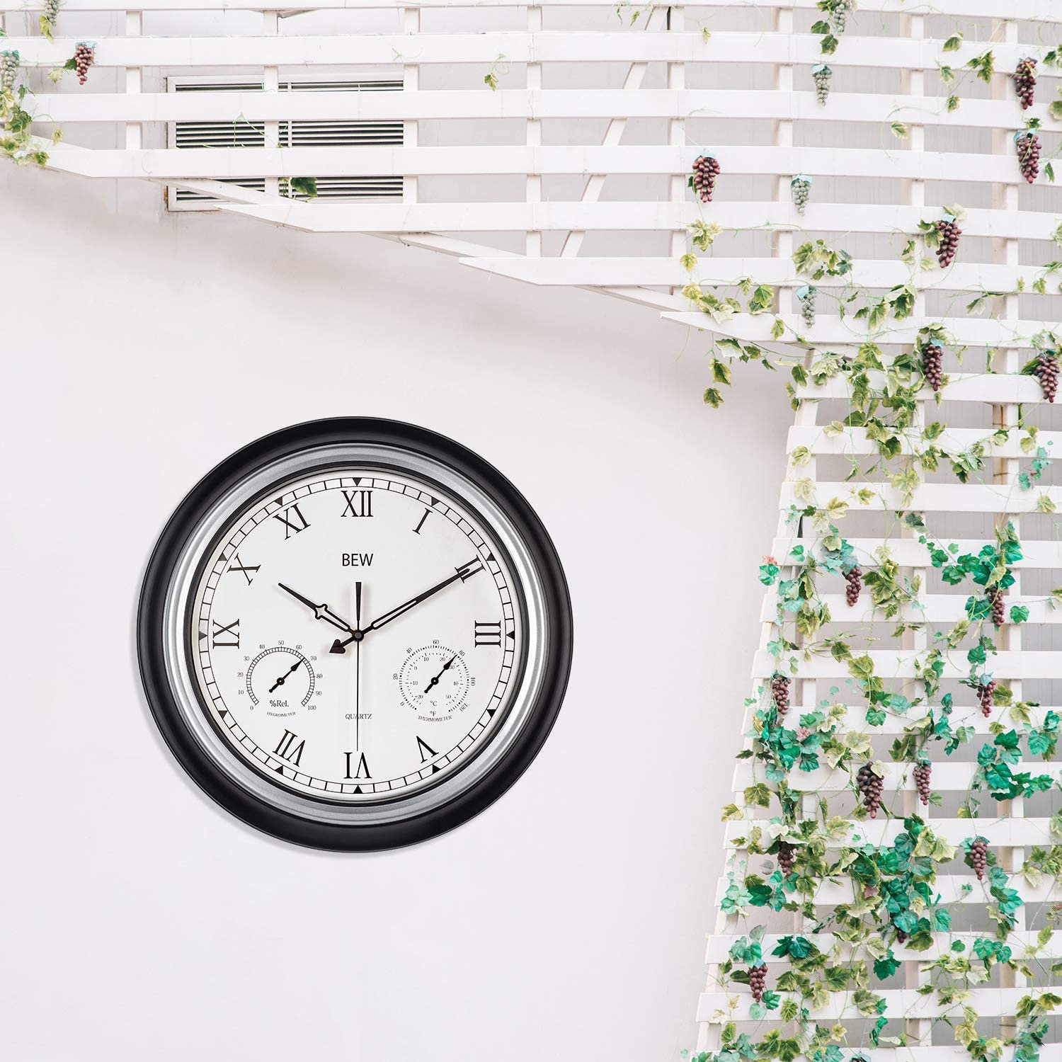 Williston Forge Large Outdoor Clock
